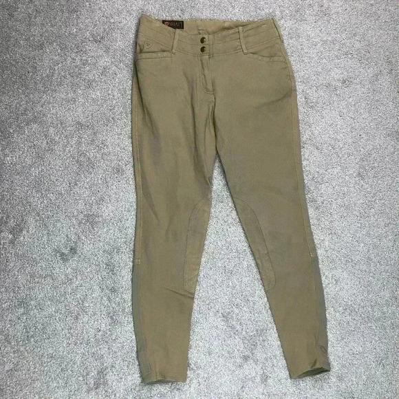 Ariat Sport Breeches Size 24L Riding Pants Equestrian Tan Beige - Picture 1 of 12